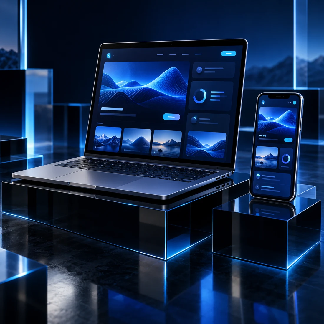 Sites, sistemas e aplicativos em dispositivos digitais